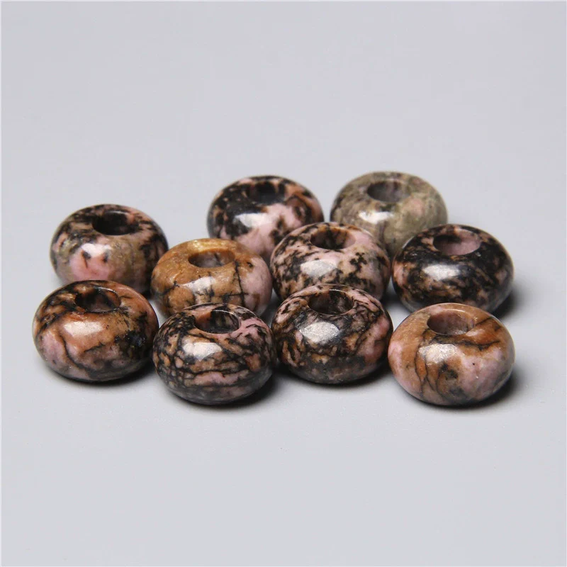 Stone Loose Beads Accessories For Diy Jewelry Abacus Big Hole Beads Handmade - Image 19