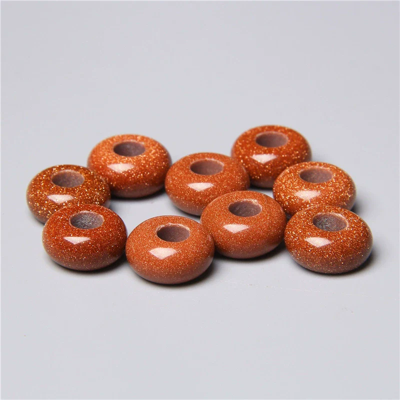 Stone Loose Beads Accessories For Diy Jewelry Abacus Big Hole Beads Handmade - Image 21