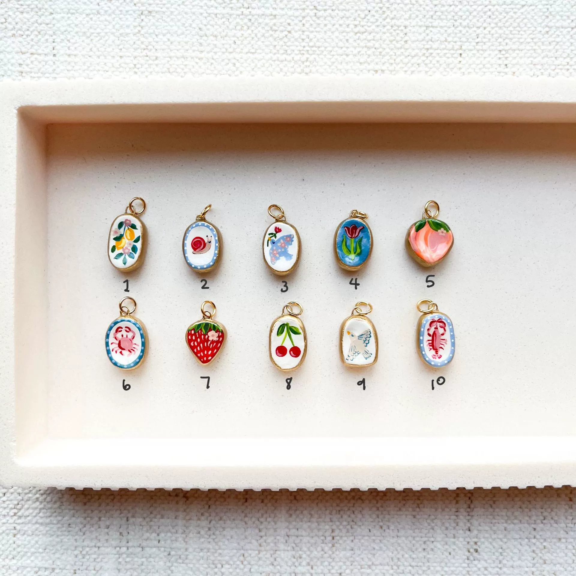 Strawberry Pendant Jewelry Cartoon Series Copper Electroplated Colorful For Women - Image 10