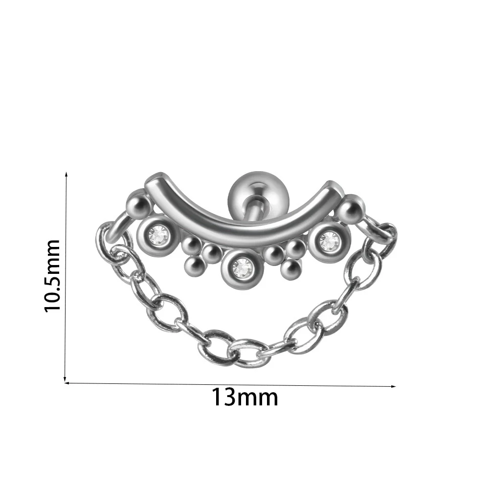 Stud Earrings Stainless Steel Butterfly Geometric Flower Insect Diamond - Image 11