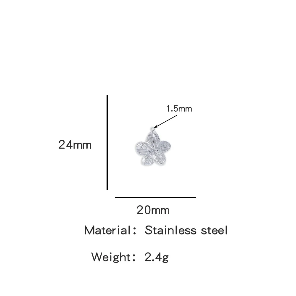 Summer New Sunflower Pendant Stainless Steel Electroplated Jewelry Accessories - Image 16