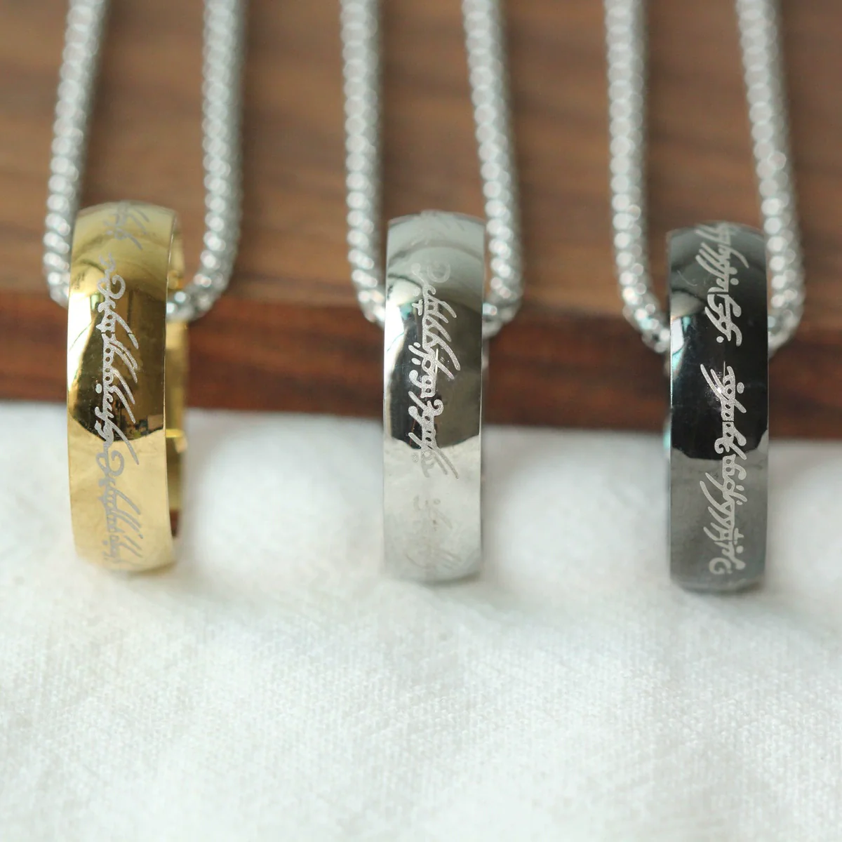 Sweater Chain Necklace Pearl Chain Stainless Steel Titanium Steel Geometric Electroplating Unisex - Image 2