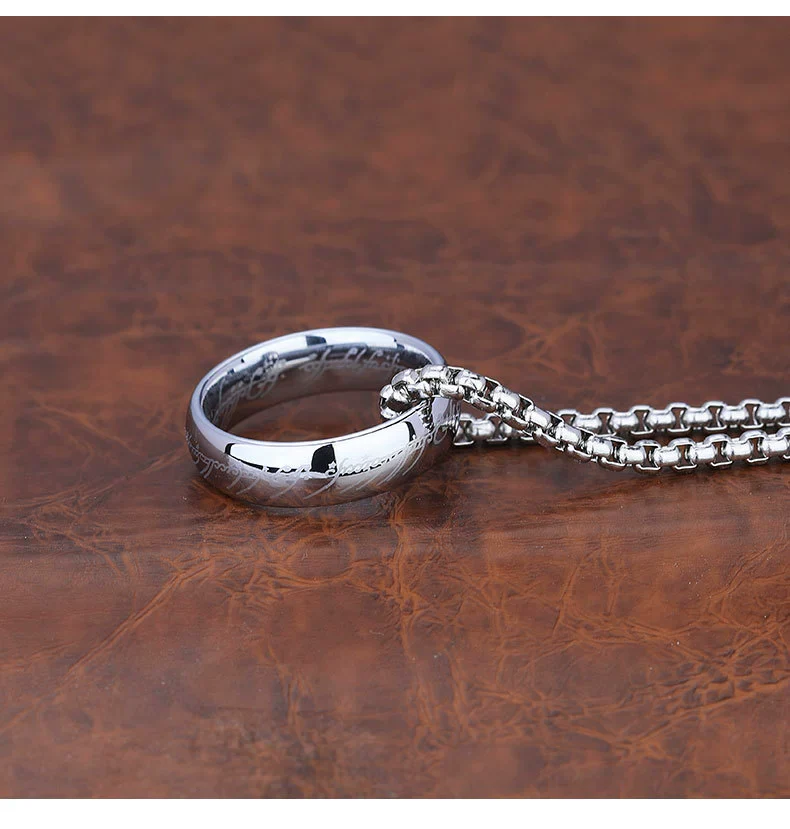 Sweater Chain Necklace Pearl Chain Stainless Steel Titanium Steel Geometric Electroplating Unisex - Image 5