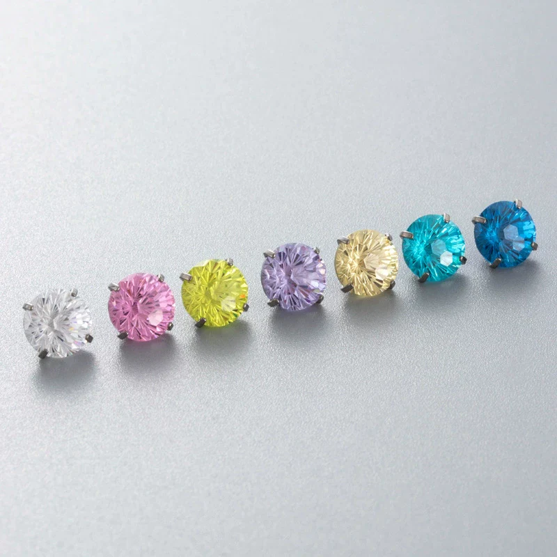 Titanium Alloy Fashion Geometric Polishing Ear Nail Jewelry Accessories - Image 2