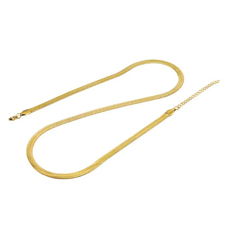 316L Stainless Steel And 316L Stainless Steel Geometric Hip Hop Blade Chain Clavicle Necklace With Electroplating - Image 5