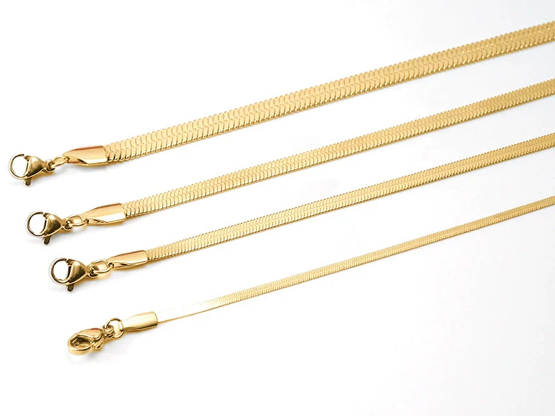 316L Stainless Steel And 316L Stainless Steel Geometric Hip Hop Blade Chain Clavicle Necklace With Electroplating - Image 6