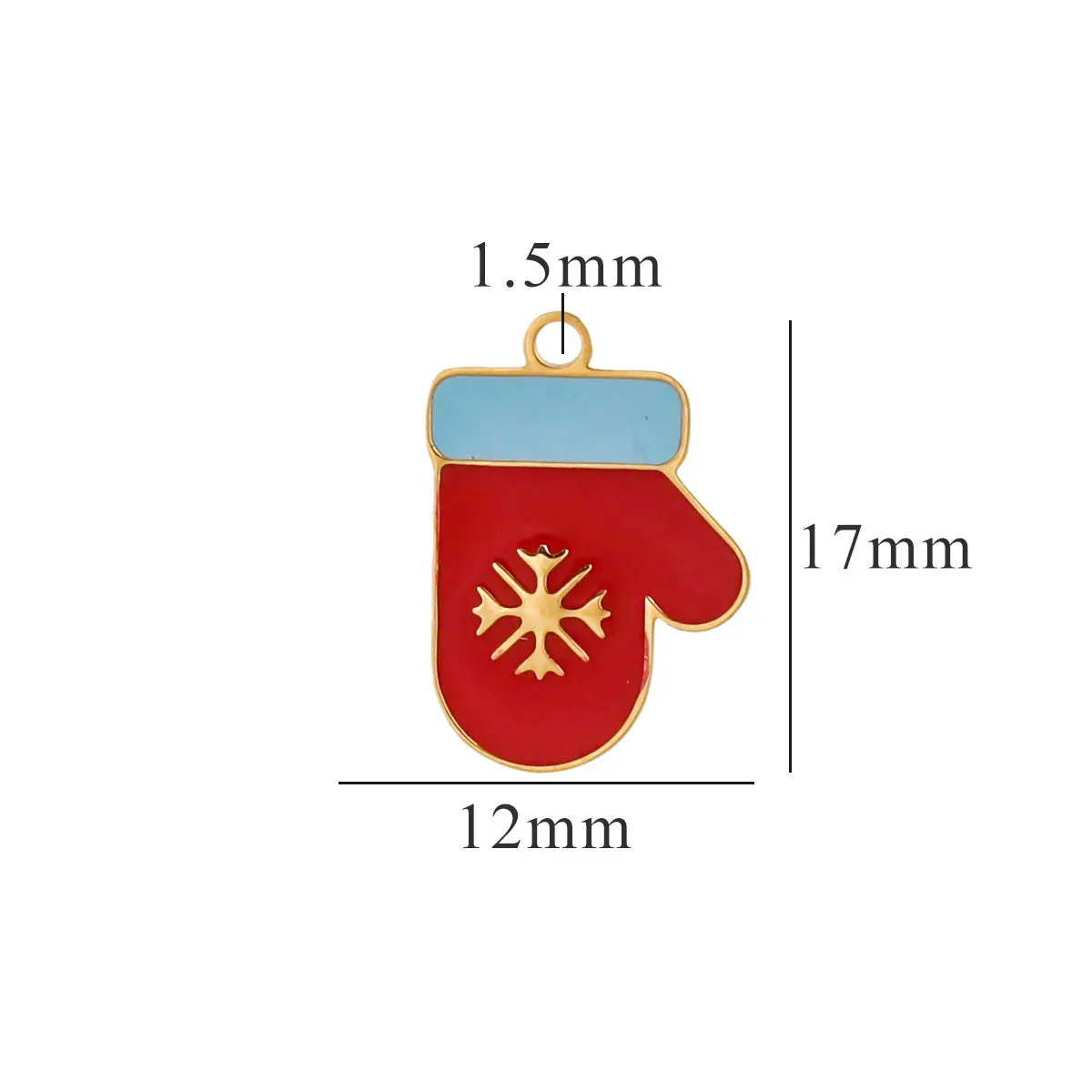 Titanium Steel Christmas Badge Pendant Tag Accessories With Letters Numbers Text Electroplated - Image 12