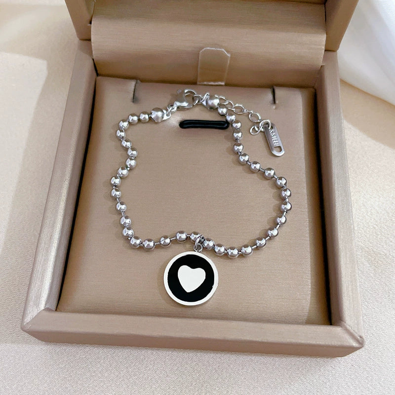 Titanium Steel Constellation Pattern Gold Inlaid Normcore Chain Bracelet Unisex - Image 3
