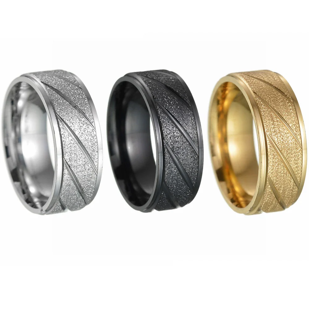 Titanium Steel Geometric Outdoor Ring For Men And Women With Electroplating Treatment - Image 5