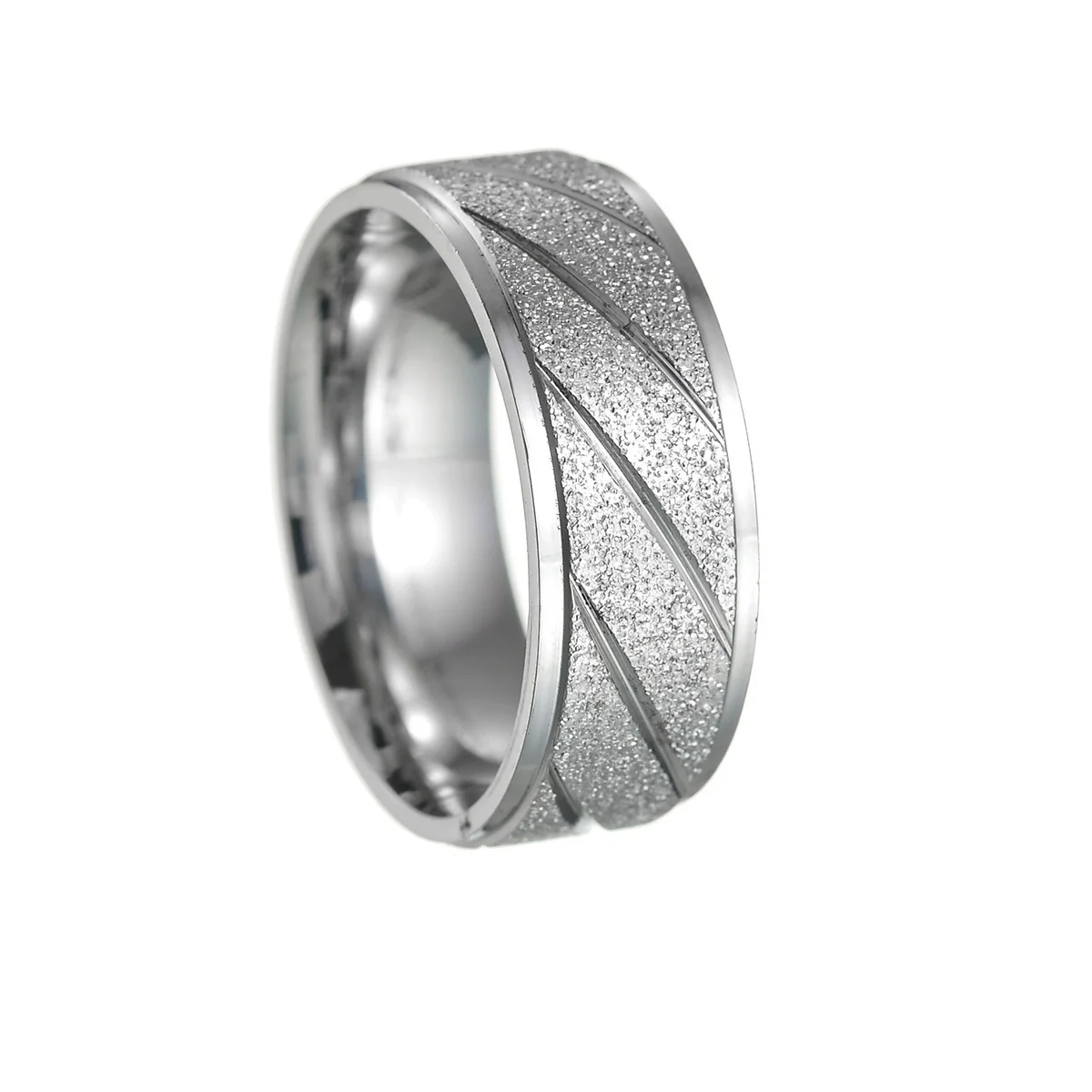 Titanium Steel Geometric Outdoor Ring For Men And Women With Electroplating Treatment - Image 7