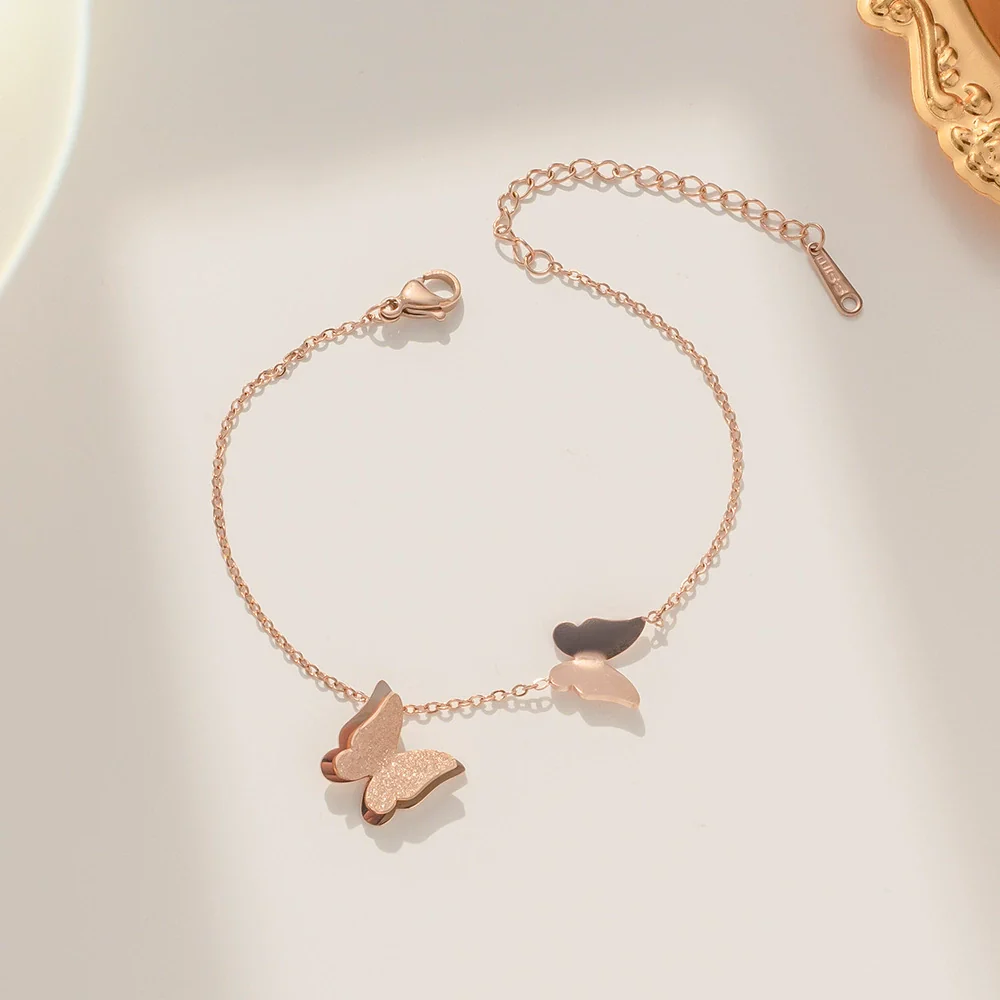 Titanium Steel Geometric Women's Wrist Jewelry Cold Style Simple Stylish Bracelet