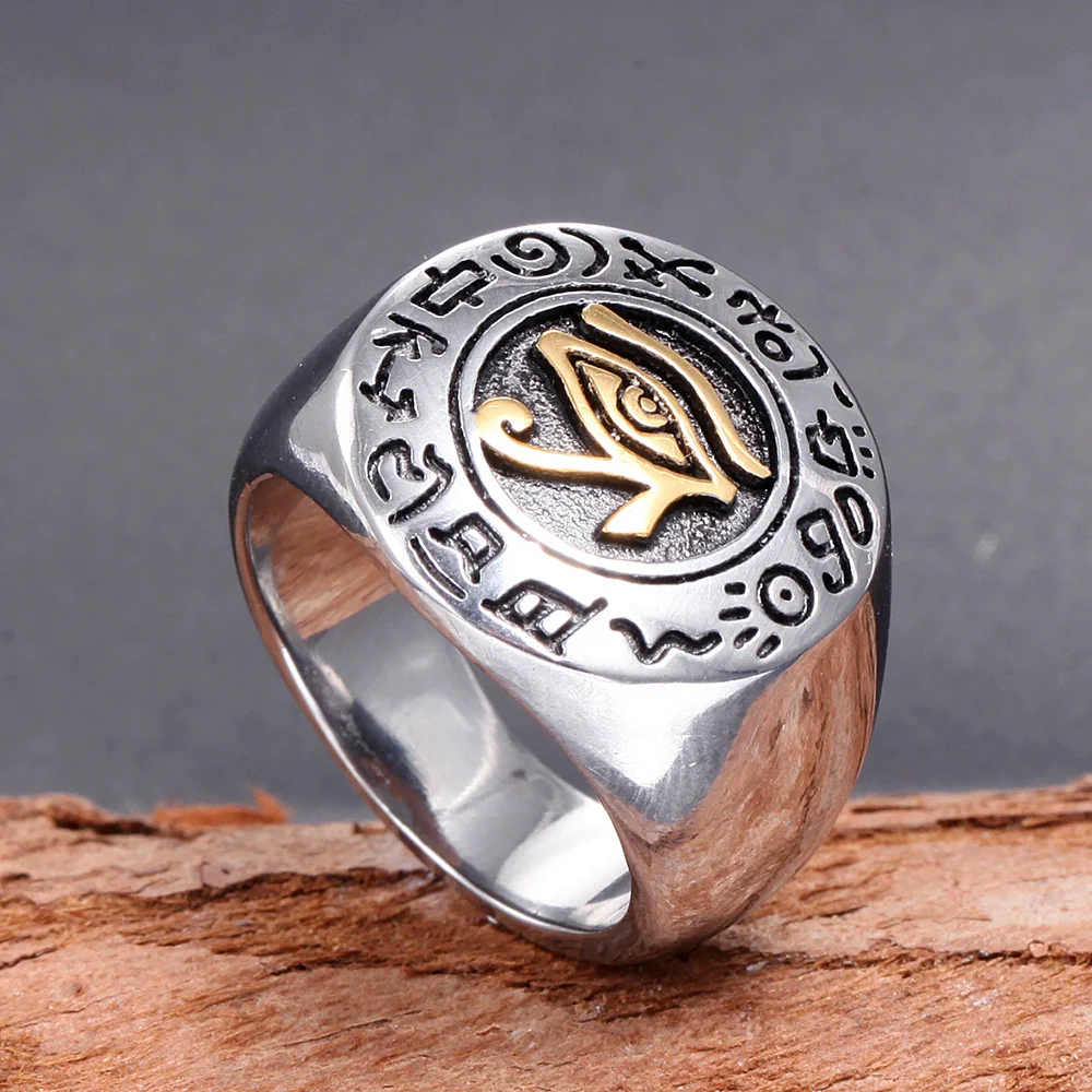 Titanium Steel Handmade Men's Fashion Ring - Image 5