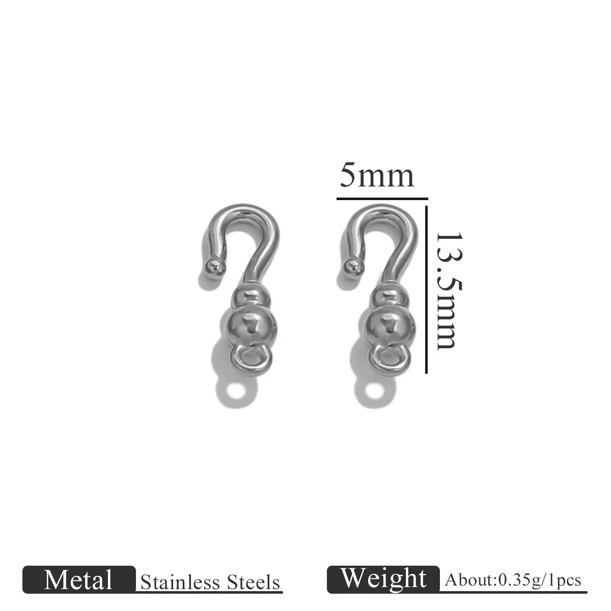 Titanium Steel Hook Buckles Jewelry Connecting Buckles For Bracelets Necklaces Handmade Diy Accessories With Totem Pattern Electroplated - Image 15