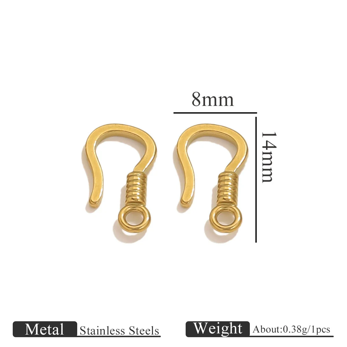 Titanium Steel Hook Buckles Jewelry Connecting Buckles For Bracelets Necklaces Handmade Diy Accessories With Totem Pattern Electroplated - Image 28