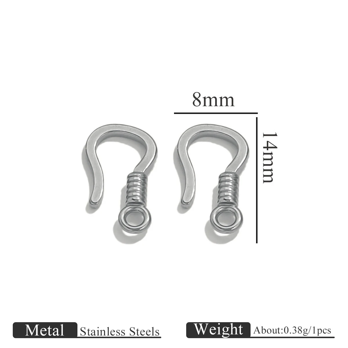 Titanium Steel Hook Buckles Jewelry Connecting Buckles For Bracelets Necklaces Handmade Diy Accessories With Totem Pattern Electroplated - Image 29