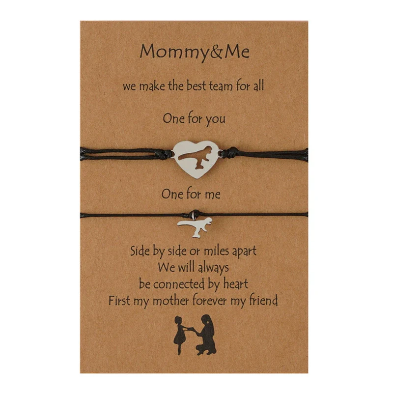 Titanium Steel Horse Animals Zodiac Bracelet Set For Parentchild Couple Friends - Image 7