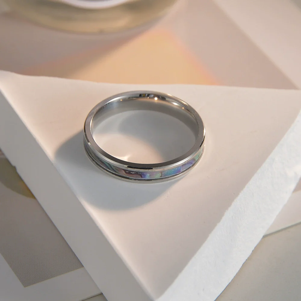 Titanium Steel Jewelry Seiko Natural Style Couple Ring Bracelet - Image 3