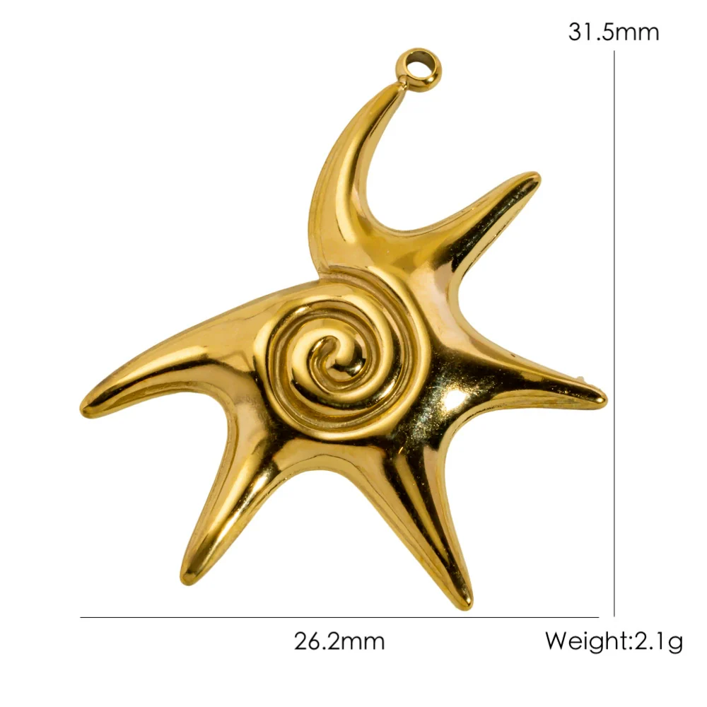 Titanium Steel Pendant With Oildrip Inlaid Diamonds And Natural Stone Stainless Steel Furnace Gold Accessories Geometric Style Electroplated - Image 30