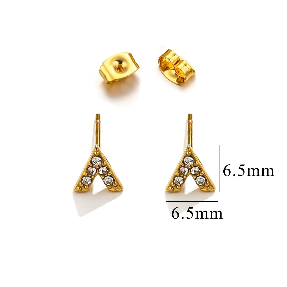 Titanium Steel Retro Old Style Women's Earrings With Heart Star Geometric Patterns And Electroplating Treatment - Image 25