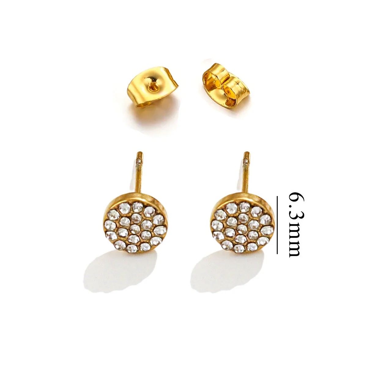 Titanium Steel Retro Old Style Women's Earrings With Heart Star Geometric Patterns And Electroplating Treatment - Image 29