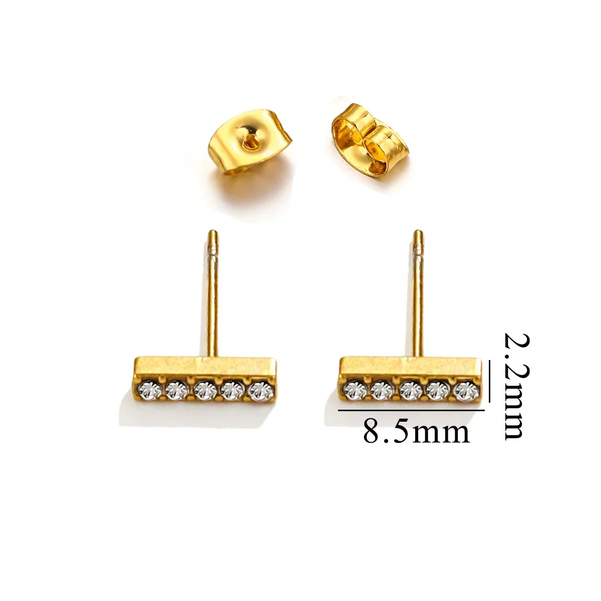 Titanium Steel Retro Old Style Women's Earrings With Heart Star Geometric Patterns And Electroplating Treatment - Image 32