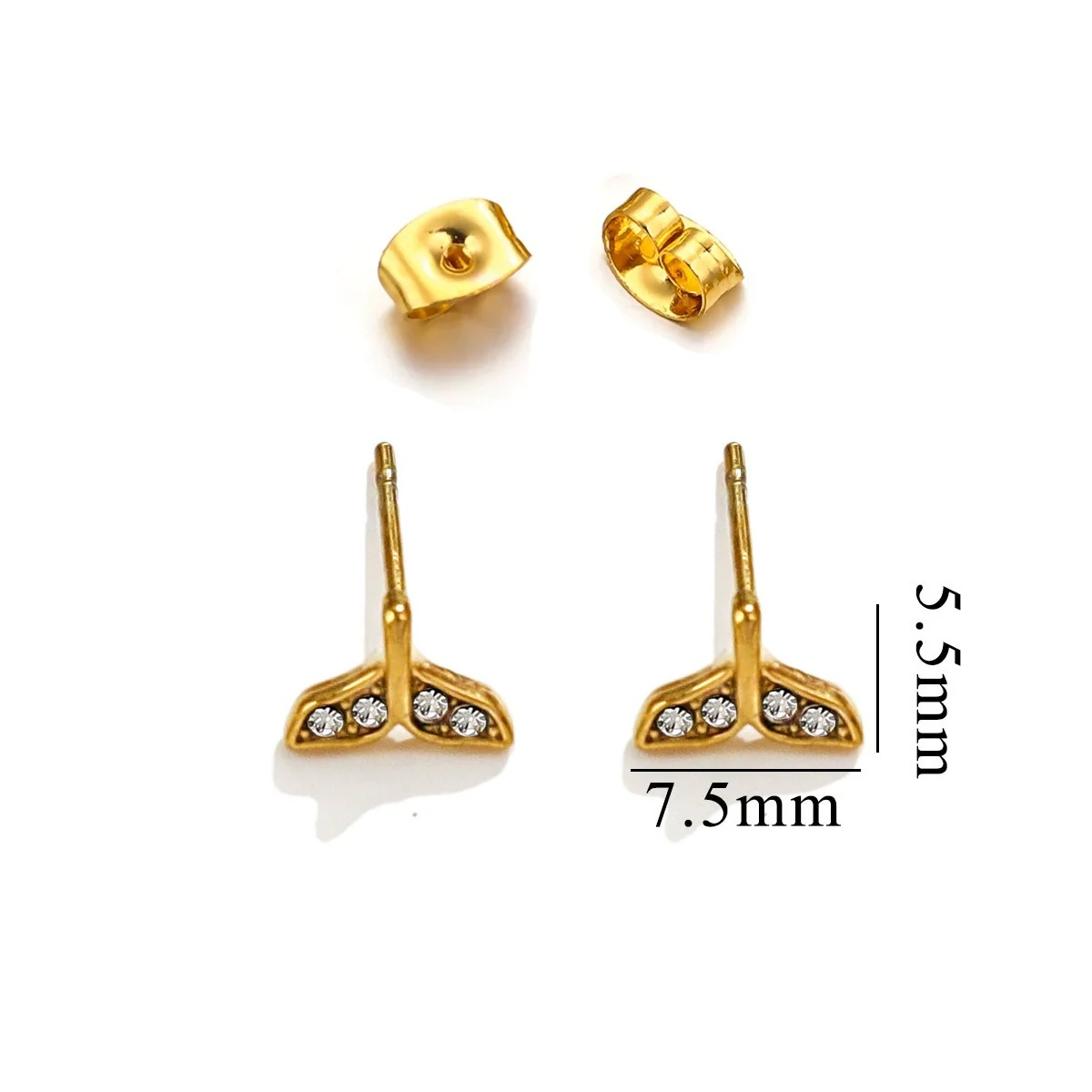 Titanium Steel Retro Old Style Women's Earrings With Heart Star Geometric Patterns And Electroplating Treatment - Image 33