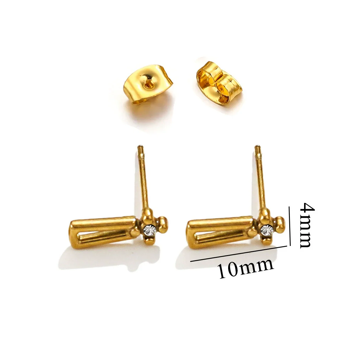 Titanium Steel Retro Old Style Women's Earrings With Heart Star Geometric Patterns And Electroplating Treatment - Image 34