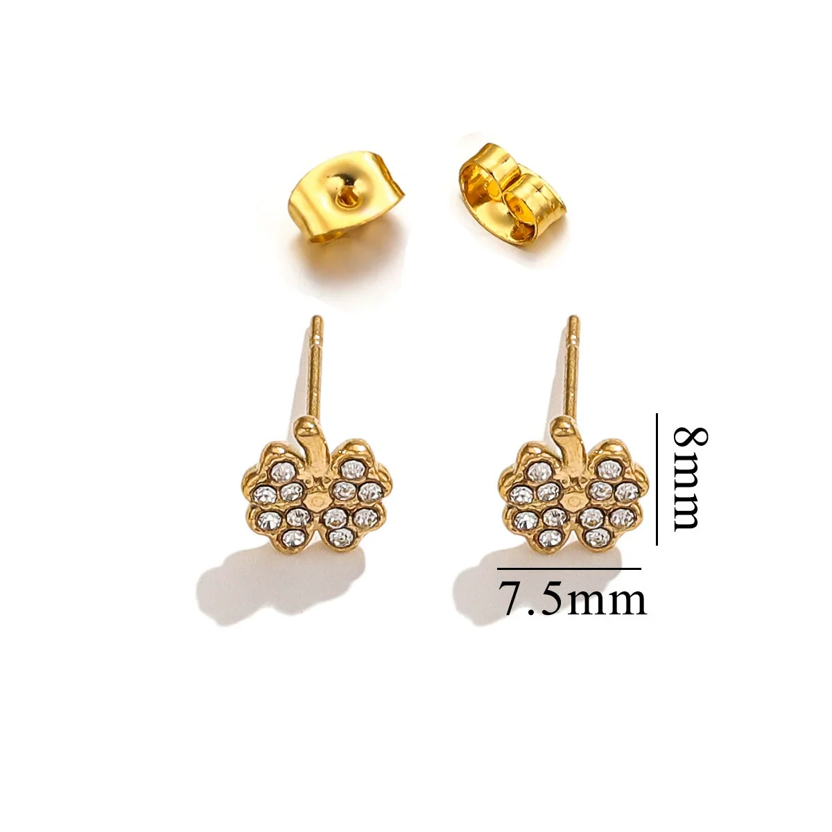 Titanium Steel Retro Old Style Women's Earrings With Heart Star Geometric Patterns And Electroplating Treatment - Image 39