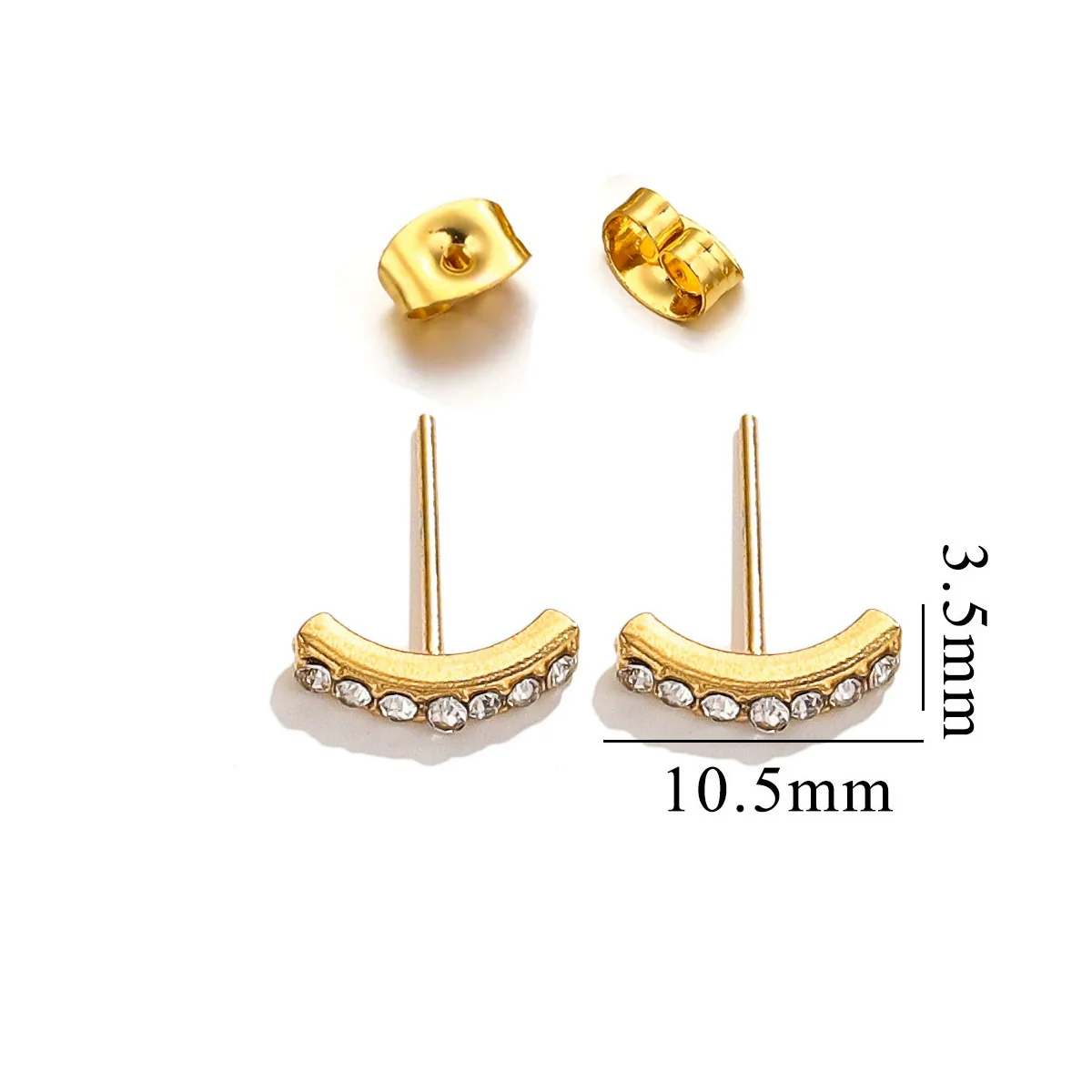 Titanium Steel Retro Old Style Women's Earrings With Heart Star Geometric Patterns And Electroplating Treatment - Image 41