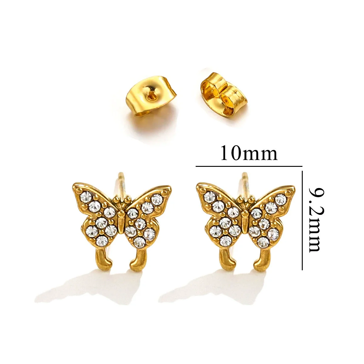 Titanium Steel Retro Old Style Women's Earrings With Heart Star Geometric Patterns And Electroplating Treatment - Image 8