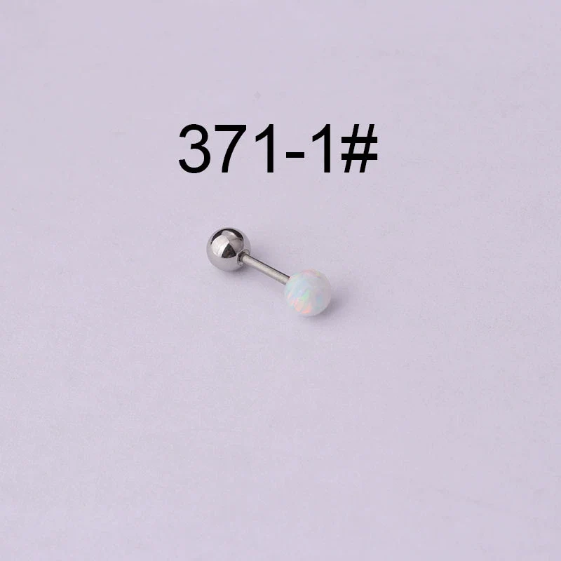 Titanium Steel Small Ear Nail Cartilage Earrings With Screw Design - Image 5