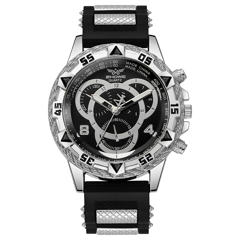 Trendy Business Men's Round Dial Alloy Band Watch With Ordinary Glass Mirror - Image 12