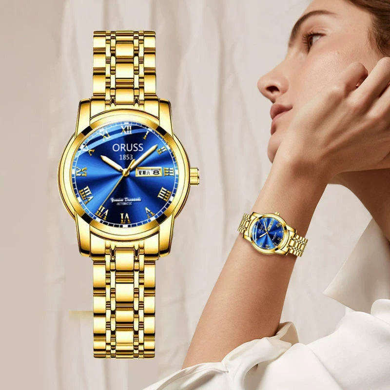 Ultrathin Waterproof Quartz Ladies Watch Alloy Tungsten Steel Stainless Steel Round Dial - Image 3