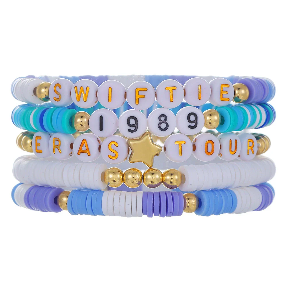Unisex Handmade Multilayer Stacked Dripping Rainbow Unicorn Cartoon Soft Polymer Clay Bracelet With Animal Zodiac Design - Image 11