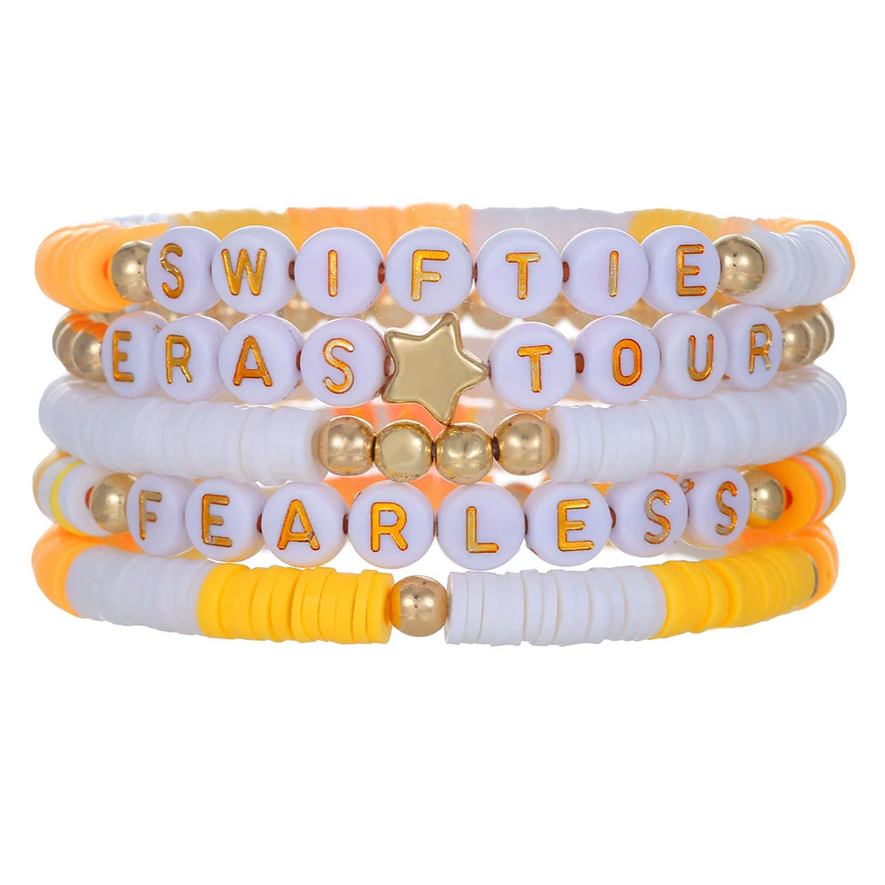 Unisex Handmade Multilayer Stacked Dripping Rainbow Unicorn Cartoon Soft Polymer Clay Bracelet With Animal Zodiac Design - Image 9
