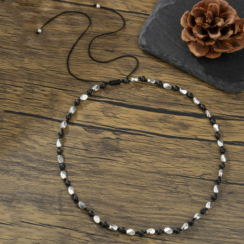 Unisex Hip Hop Geometric Metal Handmade Accessories Necklace - Image 6