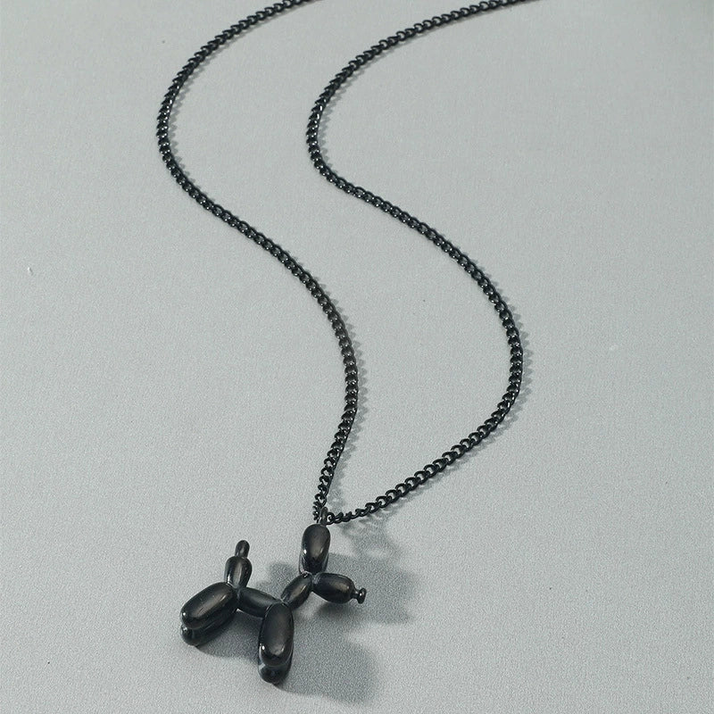 Unisex Jewelry Necklace With Alloy And Titanium Steel Pendant In Animals And Zodiac Pattern Pearl Chain Electroplated - Image 3