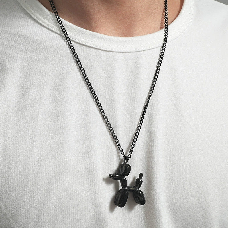 Unisex Jewelry Necklace With Alloy And Titanium Steel Pendant In Animals And Zodiac Pattern Pearl Chain Electroplated - Image 4