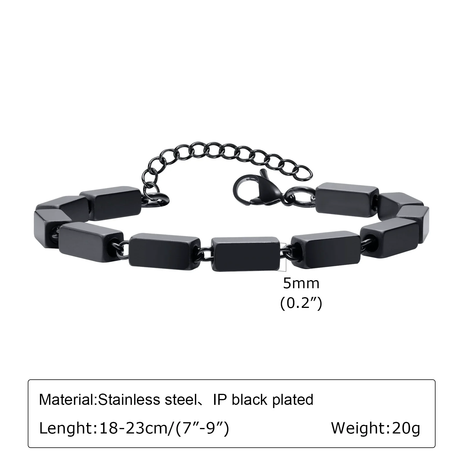 Unisex Stainless Steel Handmade Chain With Retro Old Twist Geometric Square Design And Electroplating - Image 14
