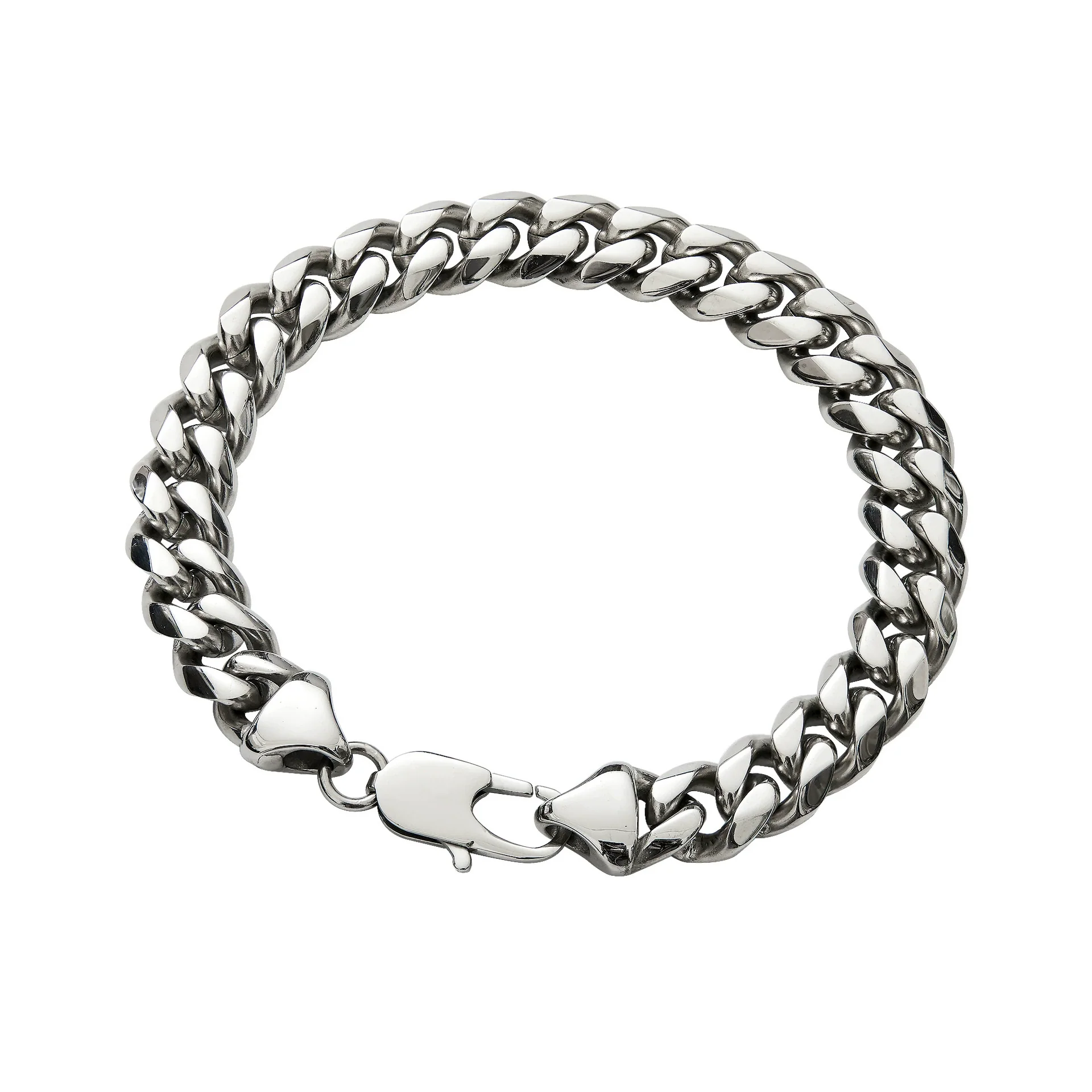 Unisex Titanium Steel Necklace With Geometric Pattern And Polishing Treatment - Image 5