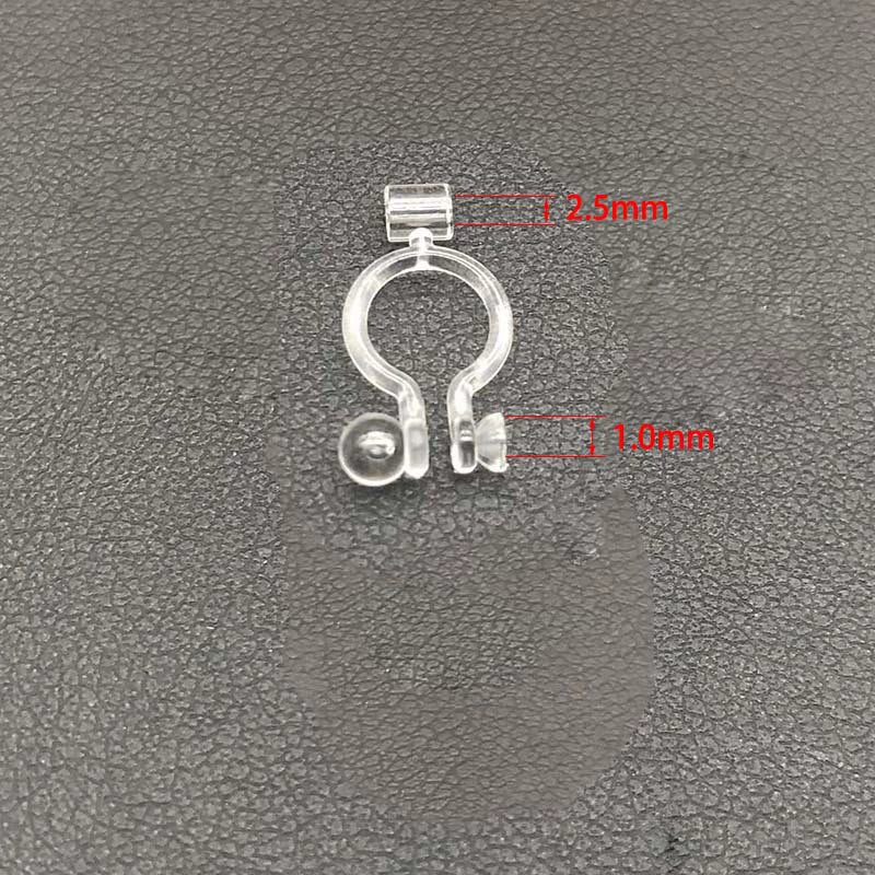 Unisex U Shaped Resin Ear Clip Jewelry Accessories - Image 2