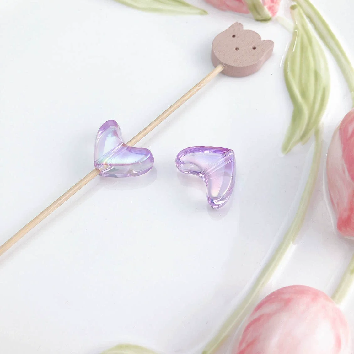 Uvplated Acrylic Photo Frame Love Stars Diy Handmade String Beads Mobile Phone Chain Pendant Jewelry Clothing Accessories - Image 11