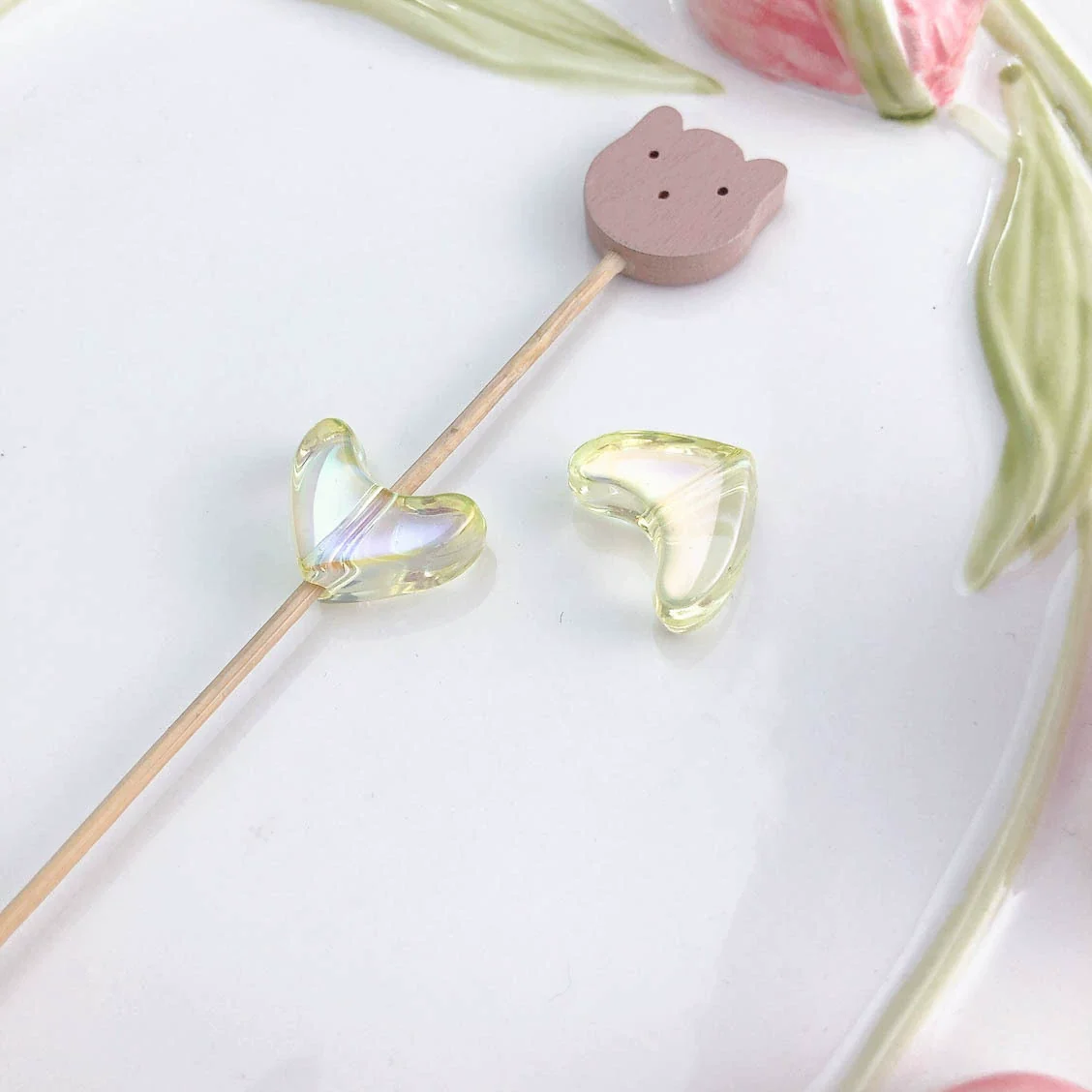 Uvplated Acrylic Photo Frame Love Stars Diy Handmade String Beads Mobile Phone Chain Pendant Jewelry Clothing Accessories - Image 14