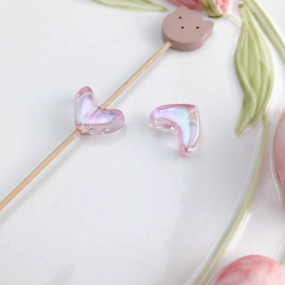 Uvplated Acrylic Photo Frame Love Stars Diy Handmade String Beads Mobile Phone Chain Pendant Jewelry Clothing Accessories - Image 15