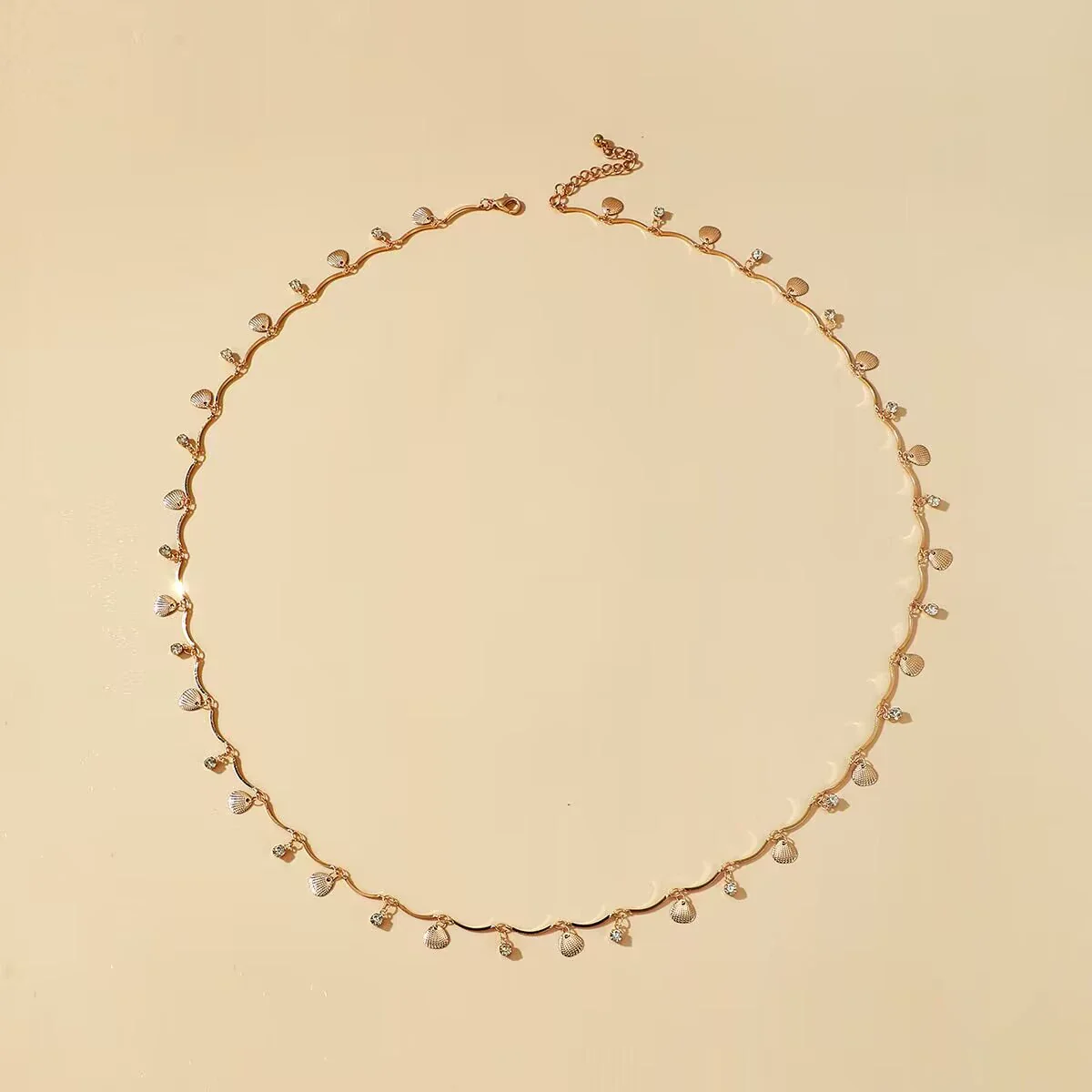 Waist Chain Metal Alloy Geometric Circle Leaves Love Tassel Water Drop Style - Image 6