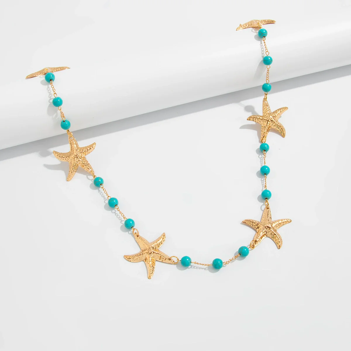 Waist Chain Metal Starfish Imitation Turquoise Casual Style For Female - Image 3