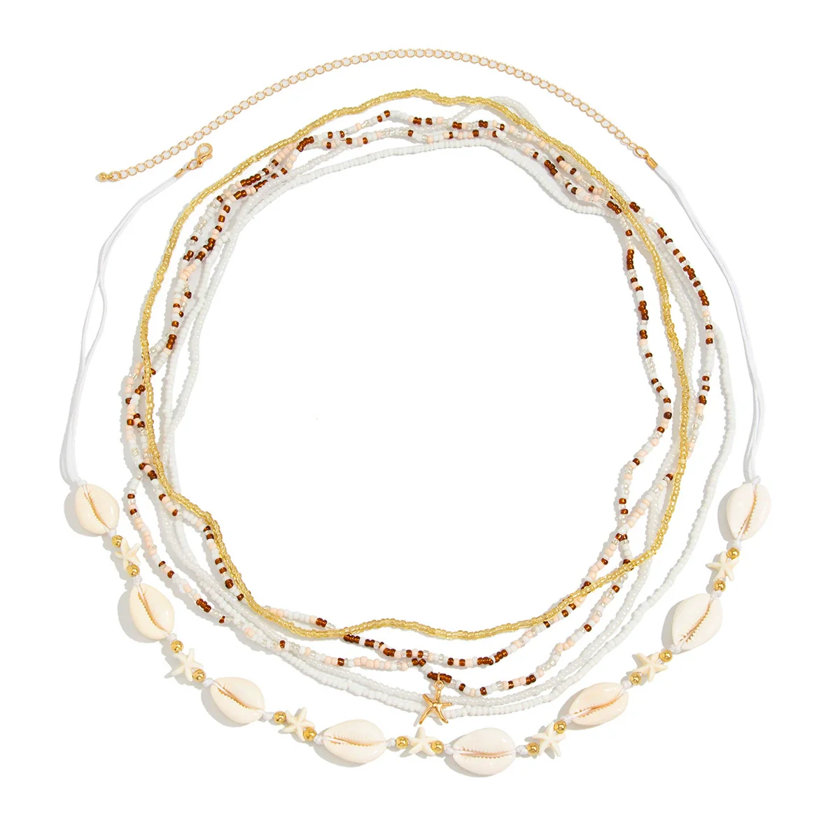 Waist Chain Plastic Star Beaded Handmade For Women - Image 5