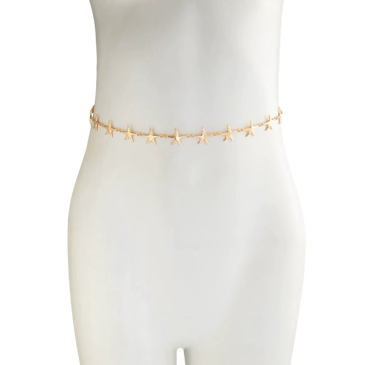 Waist Chain Starfish Pendant Alloy Shell Metal Body Chain Sexy Style - Image 8