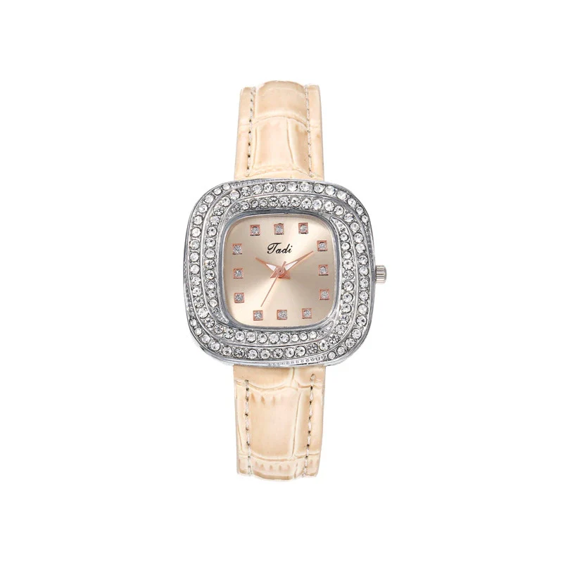 Watch Alloy Imitation Leather Square Quartz Luxury Style - Image 10
