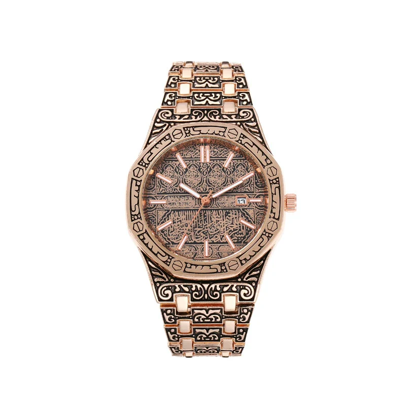 Watch Alloy Stainless Steel Octagonal Rhombus Luminous Classic Fashion Business Universal - Image 3